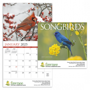 Songbirds Appointment Wall Calendar - Stapled